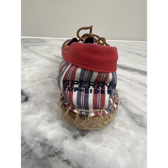 Sperry Topsides red‎ White Blue Size Womens 8.5m Casual shoes - Picture 9 of 16